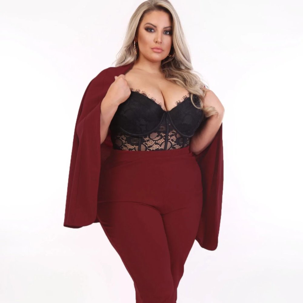Burgundy Suit